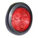 Foco Trocha Led 2 Pulg Rojo 12 y 24 Volts