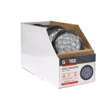 Foco Trasero Led 4 Pulg Blanco 12 y 24 Volts