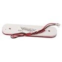 Foco Lateral Led Rectangular Rojo 12 y 24 Volts