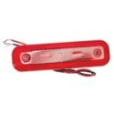 Foco Lateral Led Rectangular Rojo 12 y 24 Volts