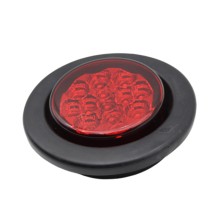 Foco Trocha Led 2 1/2 Pulg Rojo 12 y 24 Volts