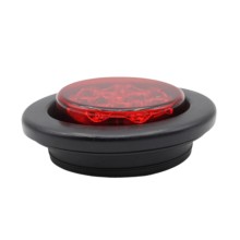 Foco Trocha Led 2 1/2 Pulg Rojo 12 y 24 Volts