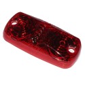 Foco Lateral Led Doble Optico Rojo 12 y 24 Volts