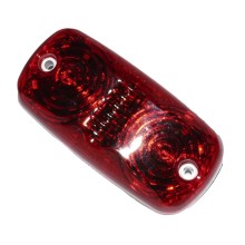 Foco Lateral Led Doble Optico Rojo 12 y 24 Volts