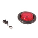 Foco Trocha Led 2 1/2 Pulg Rojo 12 y 24 Volts