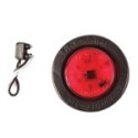 Foco Trocha Led 2 1/2 Pulg Rojo 12 y 24 Volts