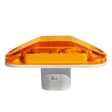 Foco Lateral Led Ambar Bi-voltaje 12 y 24 Volts