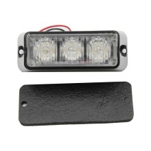 Foco Lateral Led Rojo Estroboscopico 12 y 24 Volts