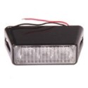 Foco Lateral Led Rojo Estroboscopico 12 y 24 Volts