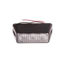 Foco Lateral Led Rojo Estroboscopico 12 y 24 Volts