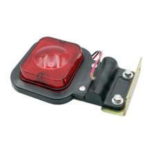 Foco Lateral Led Cuadrado Rojo 12 y 24 Volts