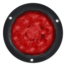 Foco Trasero 4 Pulg Led Rojo 12 y 24 Volts