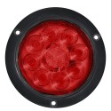 Foco Trasero 4 Pulg Led Rojo 12 y 24 Volts