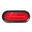 Foco Ovalado Led Rojo Bi-volts Tipo Halo