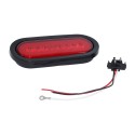 Foco Ovalado Led Rojo Bi-volts Tipo Halo