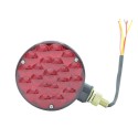 Foco Redondo Bicolor Rojo/ambar Led 12 Volts