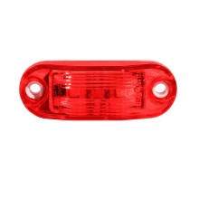 Foco Lateral Led Rojo Bi-voltaje 12 y 24 Volts