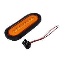 Foco Ovalado Led Ambar Bi-volts Tipo Halo