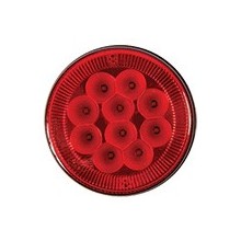 Foco Trasero Led 4 Pulg Rojo 12 y 24 Volts