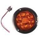 Foco Trasero 4 Pulg Led Ambar 12 y 24 Volts