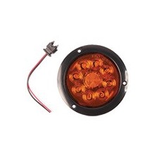 Foco Trasero 4 Pulg Led Ambar 12 y 24 Volts