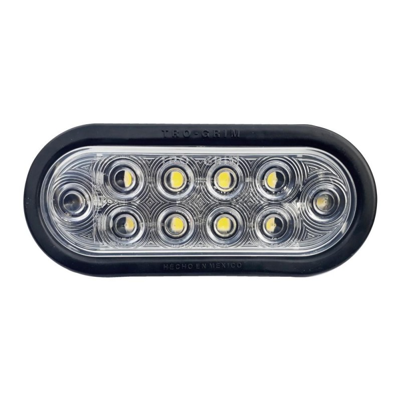 Foco Lateral Led Ovalado Blanco 12 y 24 Volts