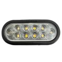 Foco Lateral Led Ovalado Blanco 12 y 24 Volts