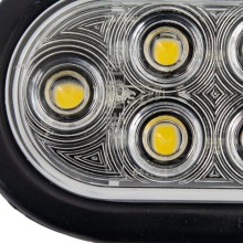 Foco Lateral Led Ovalado Blanco 12 y 24 Volts