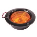 Foco Trocha Led Ambar 2 1/2 Pulg 12 - 24 Volts