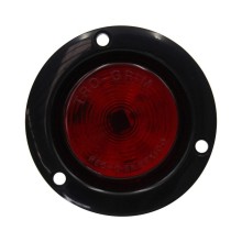 Foco Trocha Led Rojo 2 1/2 Pulg 12 - 24 Volts