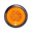 Foco Trasero 4 Pulg Ambar Led Bi-volts Tipo Halo