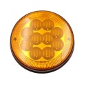 Foco Trasero Led 4 Pulg Ambar 12 y 24 Volts