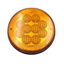 Foco Trasero Led 4 Pulg Ambar 12 y 24 Volts