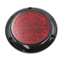 Foco Trasero 4 Pulg Led Rojo 12 y 24 Volts