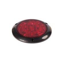 Foco Trasero 4 Pulg Led Rojo 12 y 24 Volts