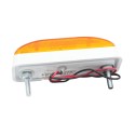 Foco Lateral Led Rectangular Ambar 12 y 24 Volts