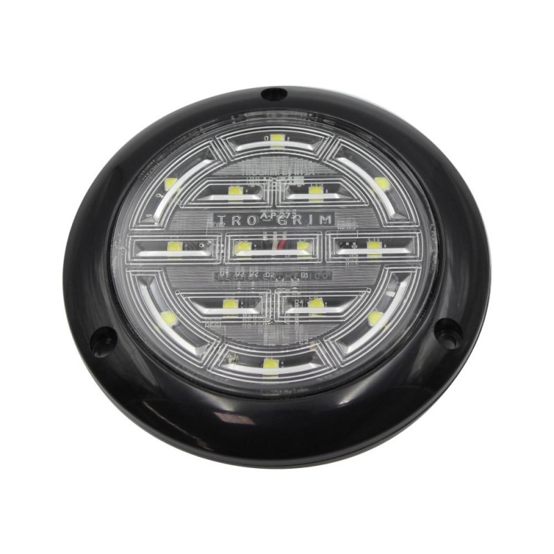 Foco Trasero 4 Pulg Led Blanco 12 y 24 Volts