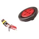 Foco Trocha 2 1/2 Pulg Led Rojo 12 y 24 Volts