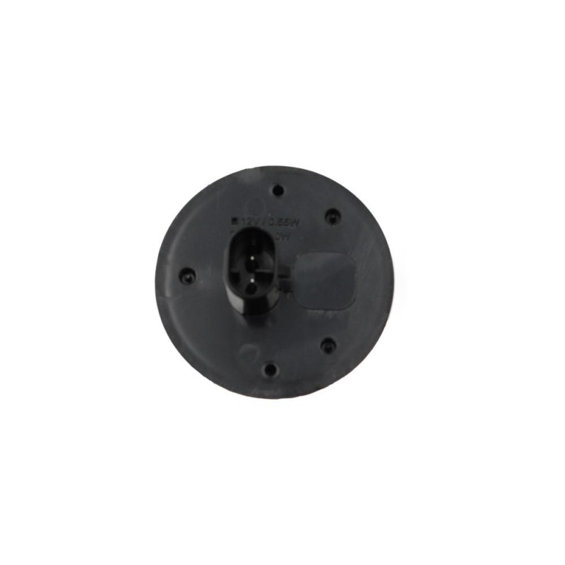 Foco Lateral Led Ambar 12 y 24 Volts - Redondo 65 Mm