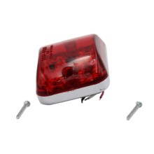 Foco Lateral Led Rectangular Rojo 12 y 24 Volts