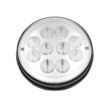 Foco Trasero Led 4 Pulg Blanco 12 y 24 Volts