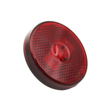 Foco Lateral Led Rojo 12 y 24 Volts - Redondo 65 Mm