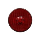 Foco Lateral Led Rojo 12 y 24 Volts - Redondo 65 Mm