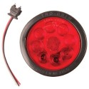 Foco Trasero 4 Pulg Rojo Ampolleta 24 Volts