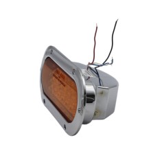 Foco Lateral Led Ovalado Ambar 12 y 24 Volts