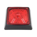 Foco Trasero Cuadrado Led Rojo 12 y 24 Volts