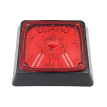 Foco Trasero Cuadrado Led Rojo 12 y 24 Volts