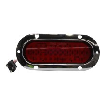 Foco Ovalado Led Rojo Bi-volt Cro.func.de Expandir