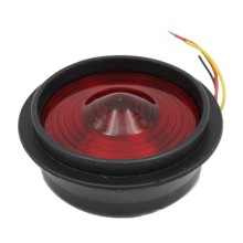 Foco Trasero 4 Pulg Rojo Ampolleta 24 Volts