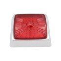 Foco Trasero Cuadrado Led Ambar 12 y 24 Volts